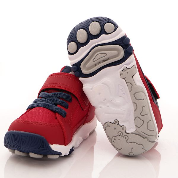 Moonstar日本月星 - Carrot機能童鞋-動物大底款(中小童段)-紅