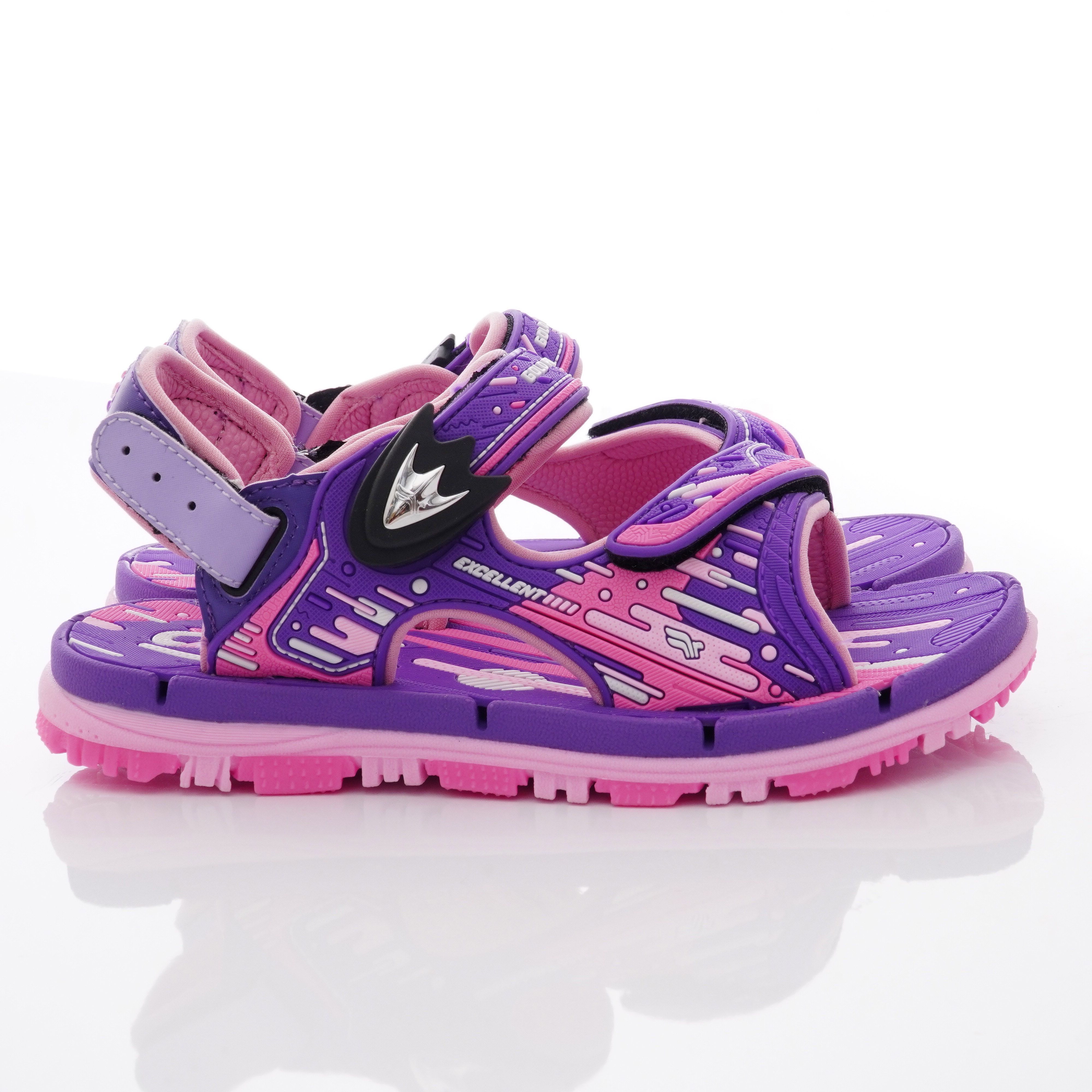 G.P - 運動磁扣兩穿涼拖鞋款(中小童段)-紫