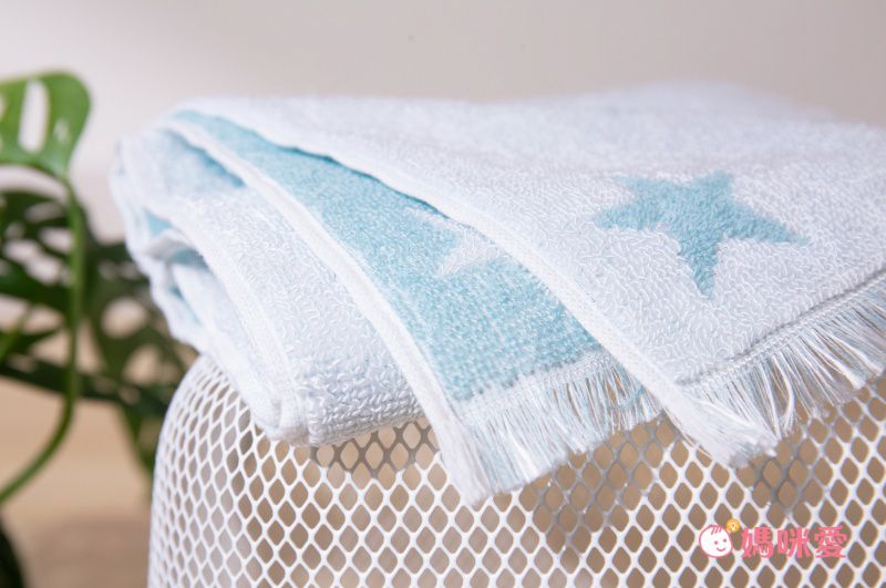 日本涼感雜貨 - 日本製 Eco de COOL 接觸冷感長毛巾-檸檬-水藍 (90x16cm)