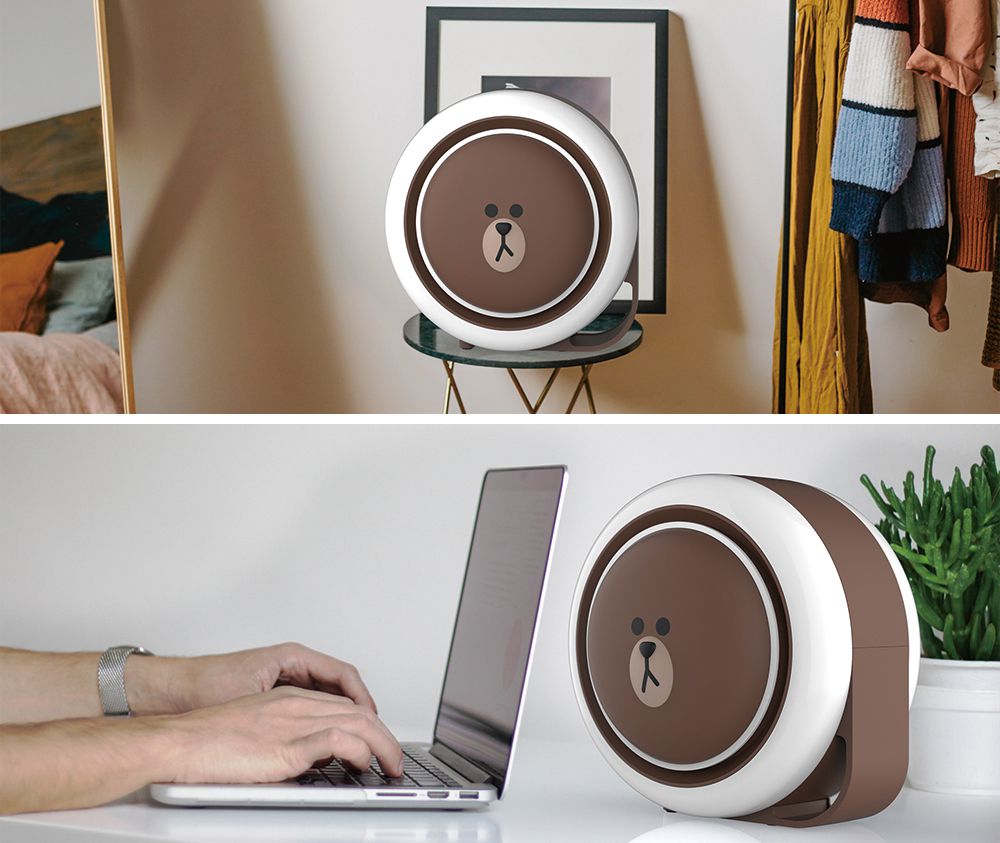 Health Banco 熊大莎莉 空氣清淨機(小漢堡) / 隨身空清機 LINEFRIENDS