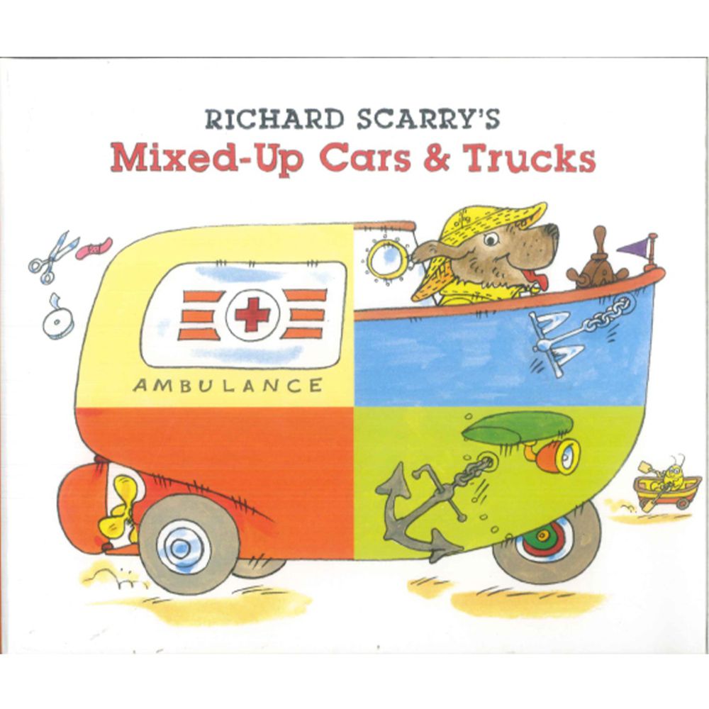 Richard Scarry’s Mixed-Up Cars & Trucks 精裝硬頁書