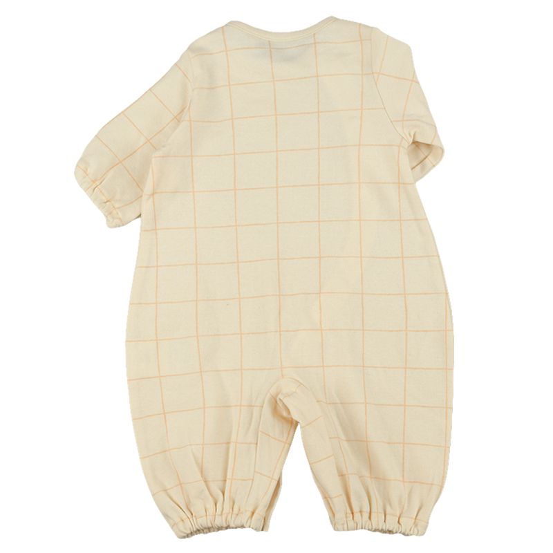 akachan honpo - 長袖連身衣-小熊維尼-象牙白色 (50~60cm)