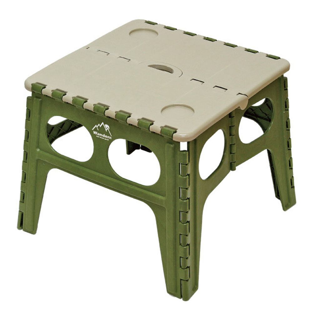日本丸和 - 輕巧摺疊桌(耐重40kg)-墨綠 (45x44.5x39cm)