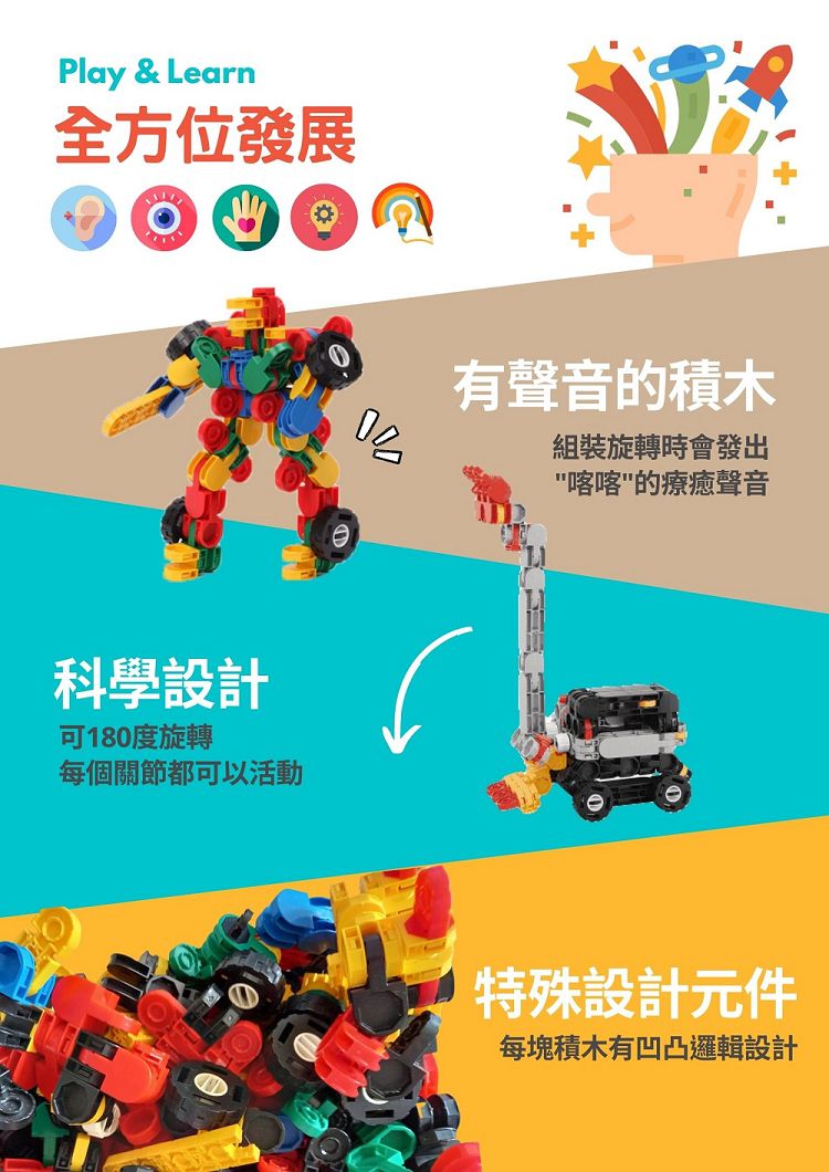 韓國 iRingo - 百變創意3D積木-變形金剛系列-急速飆風-286片