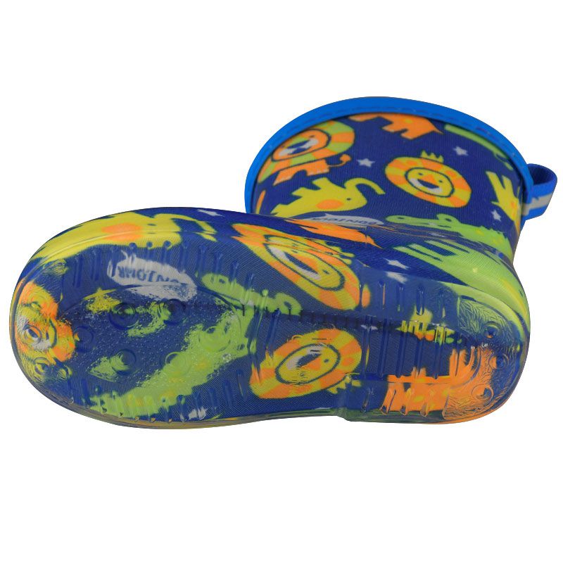 akachan honpo - 雨鞋-動物-深藍色