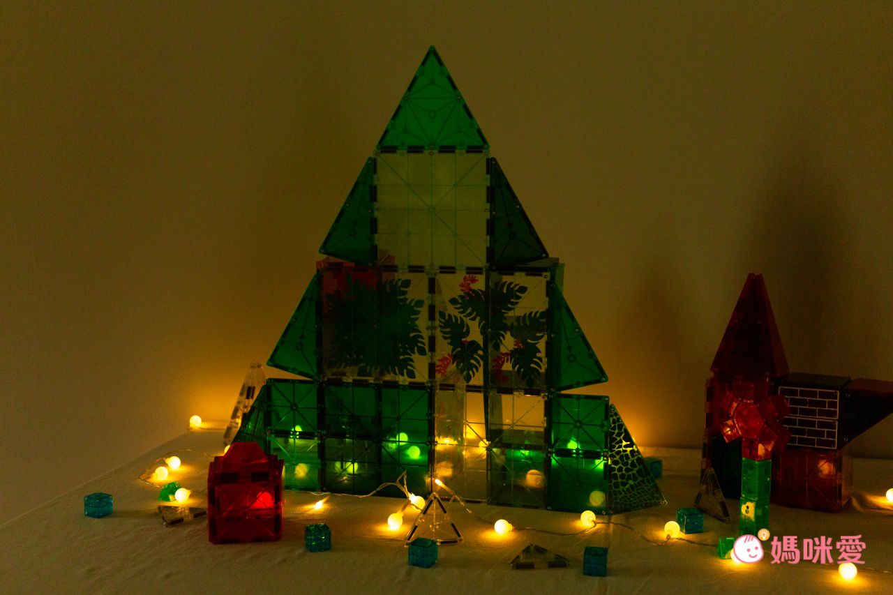 Magna-Tiles® - 夜光磁力積木16片