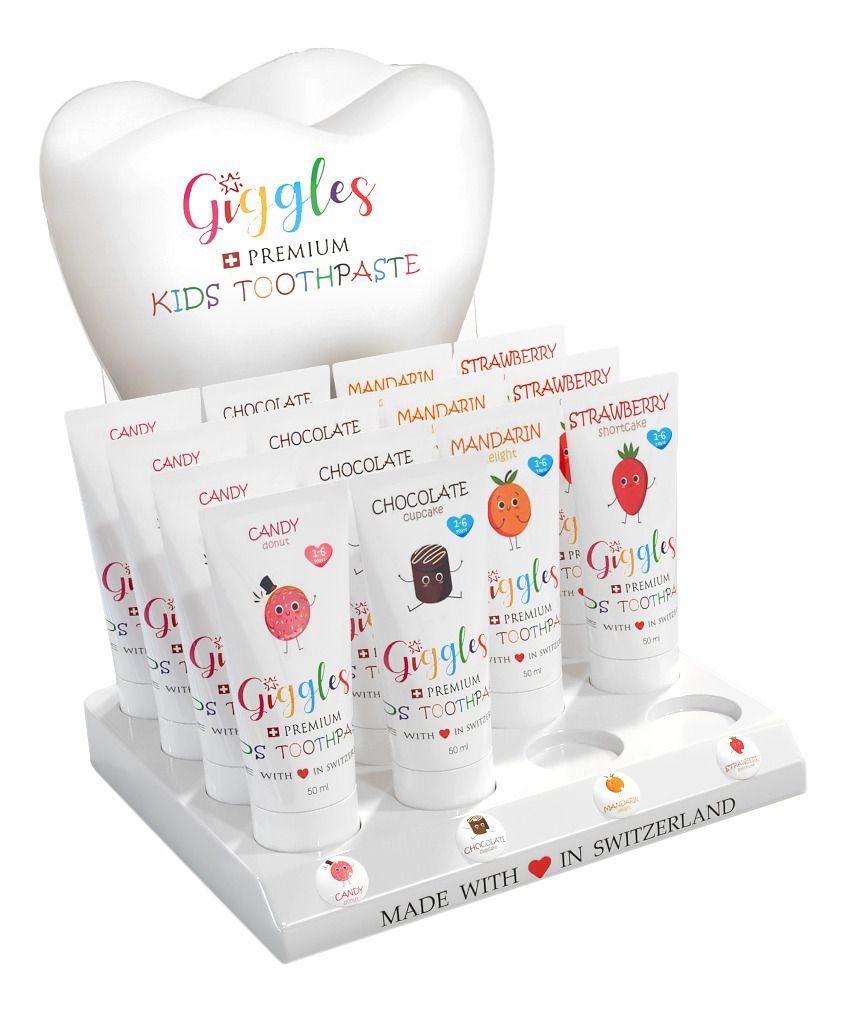 瑞士Giggles - 兒童牙膏（1-6歲）-草莓-氟含量 500ppm
