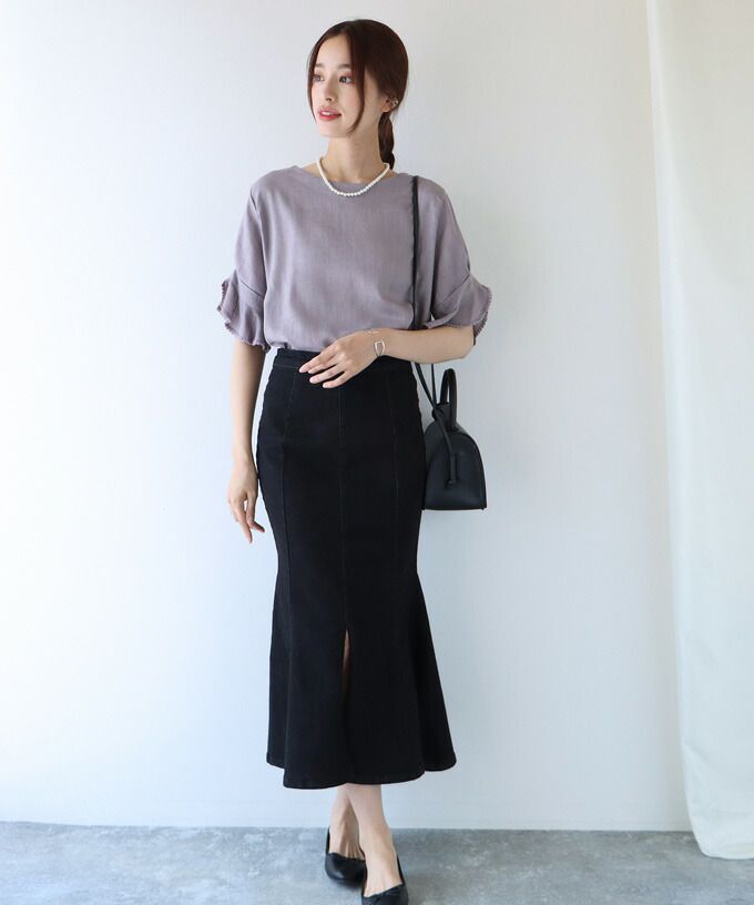 日本 BLUE EAST - 棉麻透氣涼爽短袖上衣-米杏