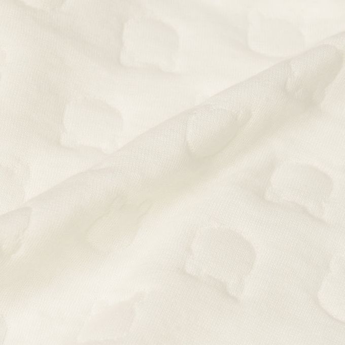 akachan honpo - 長袖連身衣 保暖鋪棉-附背心-米白色 (50~60cm)