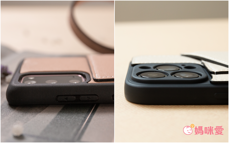 韓國 ARDERE - 附卡夾背繩防摔手機殼-薰衣紫