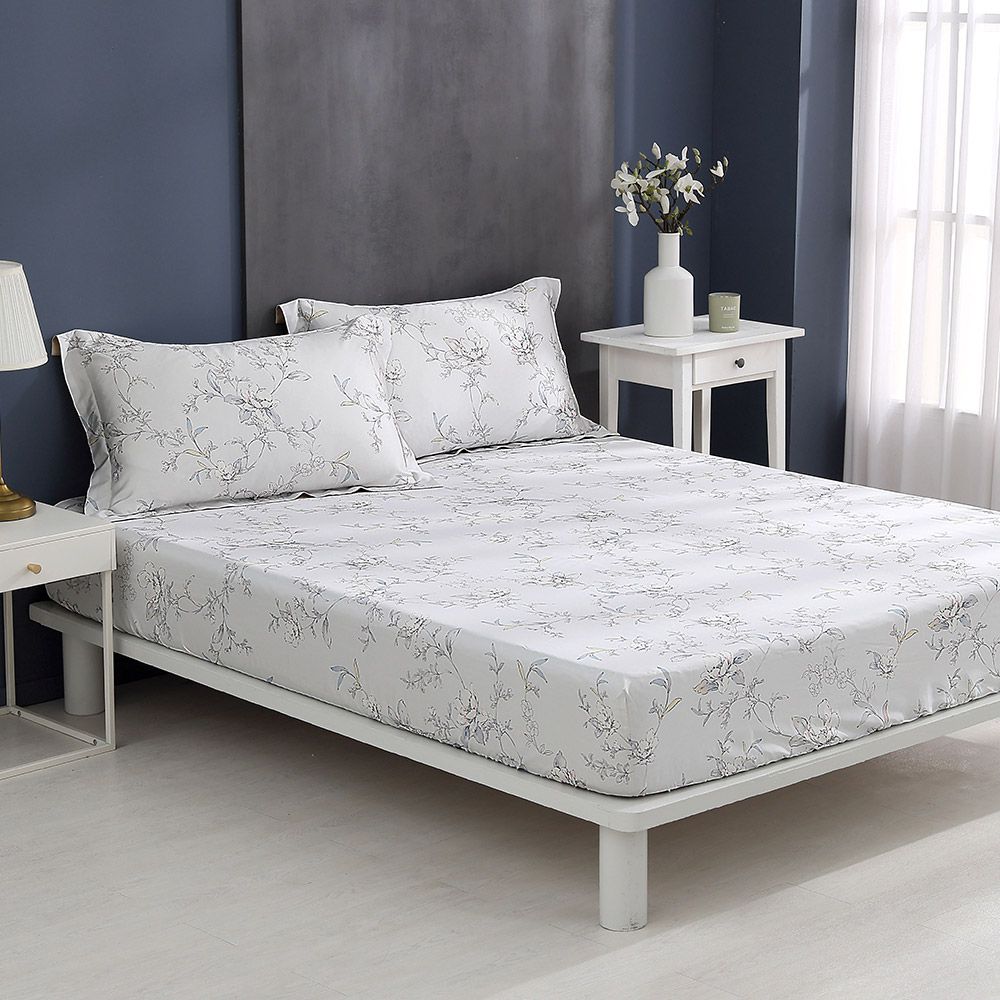 單人床包枕套組 300織100%天絲 萊賽爾-娜蘿亞