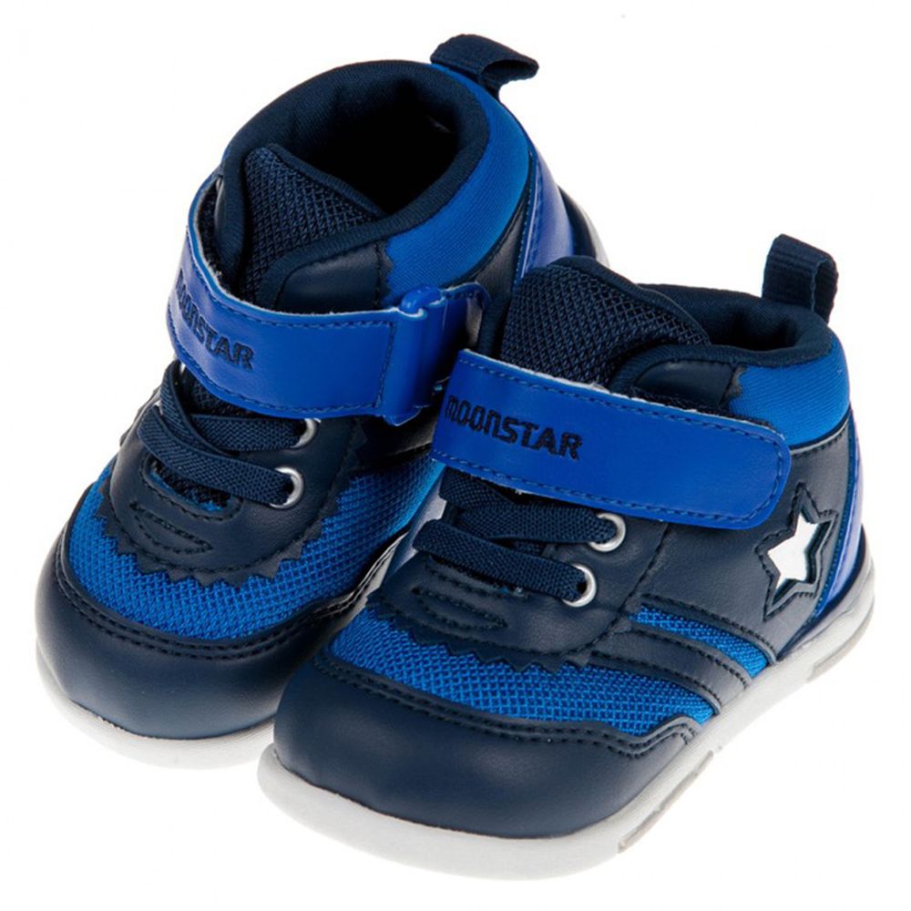 Moonstar日本月星 - 深藍色閃亮之星兒童機能運動鞋