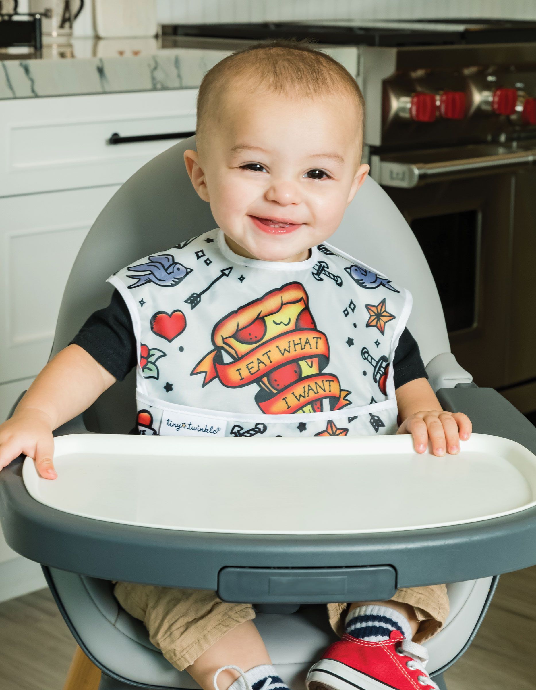 美國 tiny twinkle - 高級防水圍兜3入組-潮男組