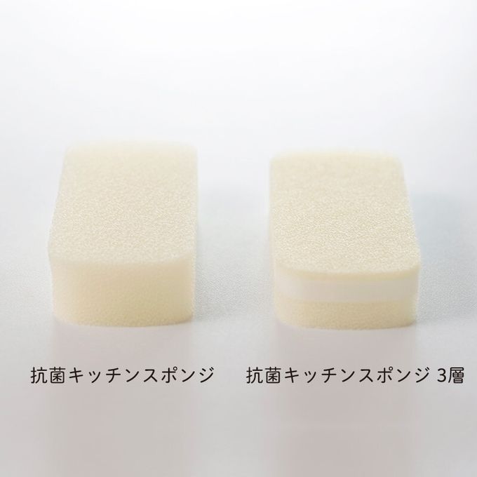 日本 MARNA - 清潔謹製 超強起泡力長型菜瓜布-白 (6.5×12×3.5cm)