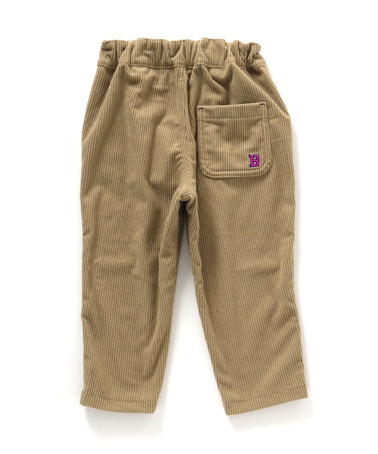 日本 BREEZE - 燈芯絨裏起毛保暖長褲-粉紅