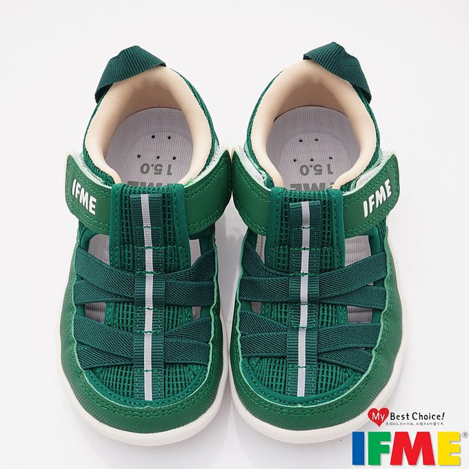 日本IFME - 水涼機能童鞋-IF30-341512綠(中小童段)-水涼鞋-綠