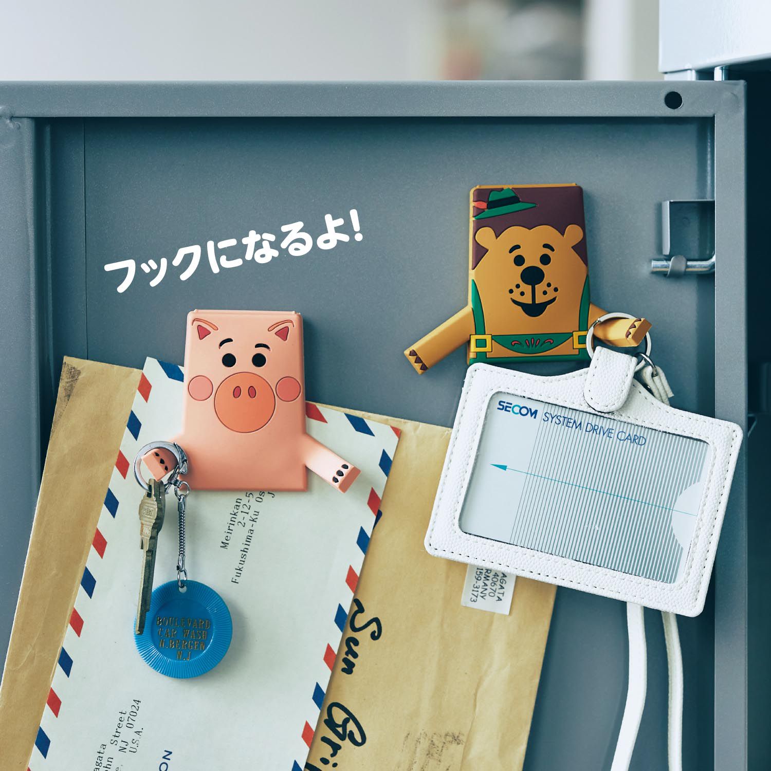 日本千趣會 - 可作夾子的多用途磁性掛鉤-玩具總動員-翠絲