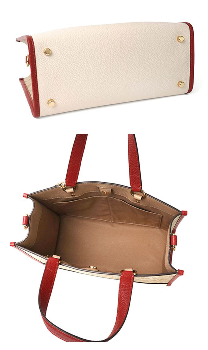COACH - 馬車LOGO印花兩用包-卡其