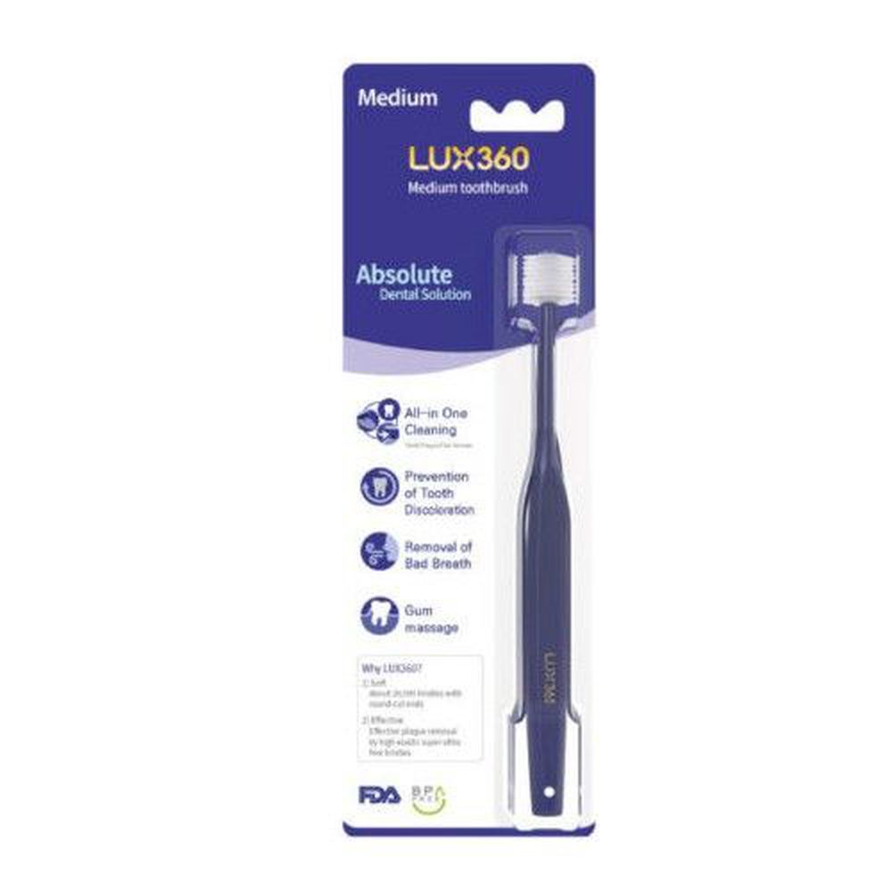 日本 VIVATEC - Lux360度成人牙刷-一般刷毛