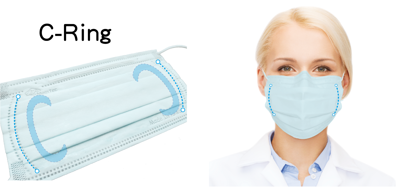 市售唯一平面式 N95 口罩【覓特】雙鋼印醫用成人/兒童口罩