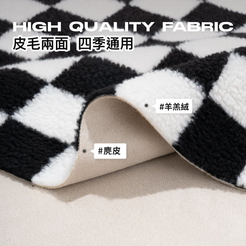 寵物懸掛吊床-棋盤格-黑+白 (47x39.5x21.5cm)