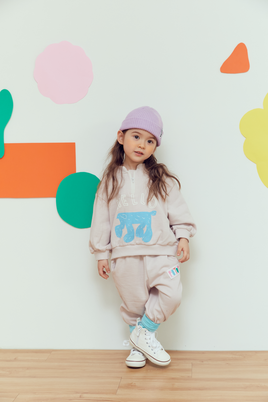 韓國 MINIATURE - 草原動物休閒套裝-粉杏