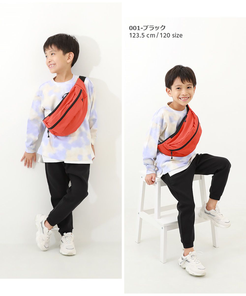 日本 devirock - 防汙加工 縮口休閒運動長褲-黑x綠直條