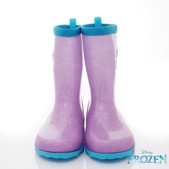 台灣製冰雪奇緣長筒雨鞋(中大童段)-雨鞋-紫