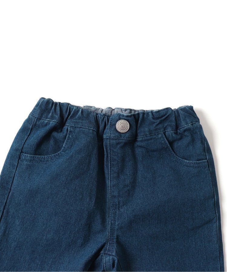 日本 apres les cours - 下擺蕾絲小喇叭美腳長褲-粉紅