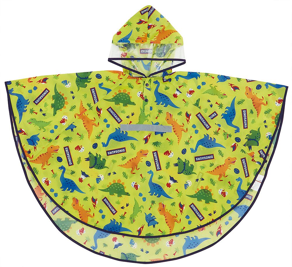 日本 SKATER 代購 - 兒童防雨斗篷(附安全反光條/收納袋)-哆拉A夢 (110~125cm通用)