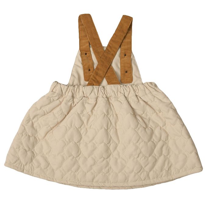 akachan honpo - 背心裙-鋪棉-淺卡其色