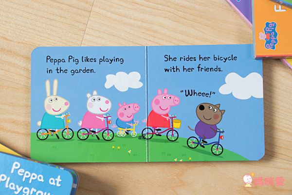 佩佩豬Peppa Pig陪你玩❤【英文遊戲書66折起】我最便宜～貼紙書限量搶購！