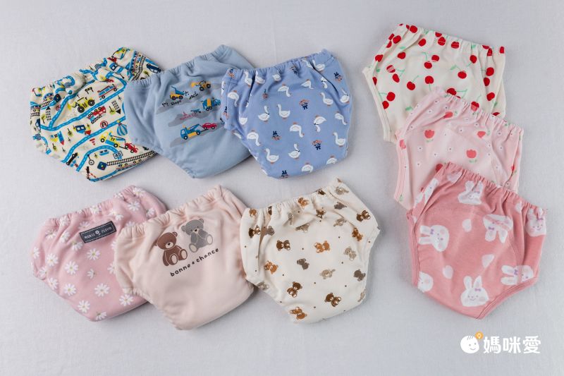 日本西松屋 - 三層學習褲3件組-分離式-新幹線車車