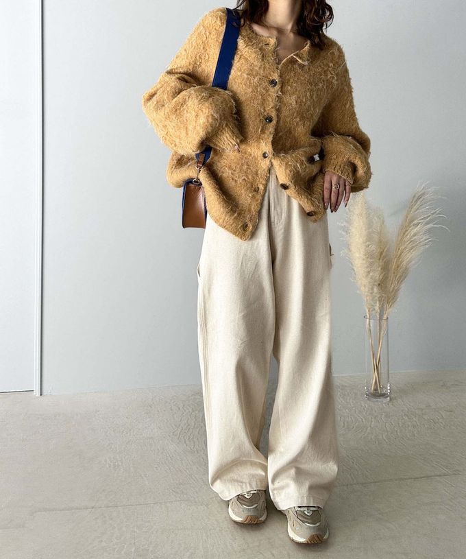 日本 Classical Elf - 超顯瘦厚磅百搭直筒褲-復古刷色