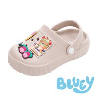 妙妙犬 - 妙妙犬布麗 童鞋 洞洞鞋/拖鞋 BYKG46451-輕量防水x穿脫方便-奶茶色-(小中童段)