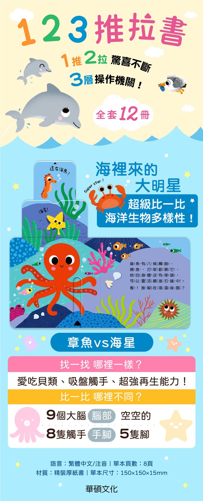 【123推拉書】海裡來的大明星