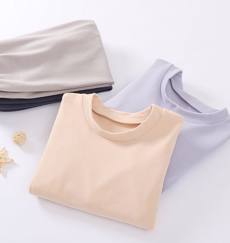 MAMDADKIDS - 加厚保暖長袖家居服套裝-杏+灰