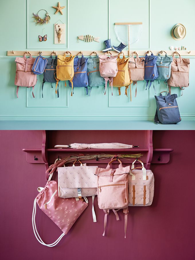 荷蘭 FRESK - 北歐風設計輕量後背包-乾燥玫瑰粉