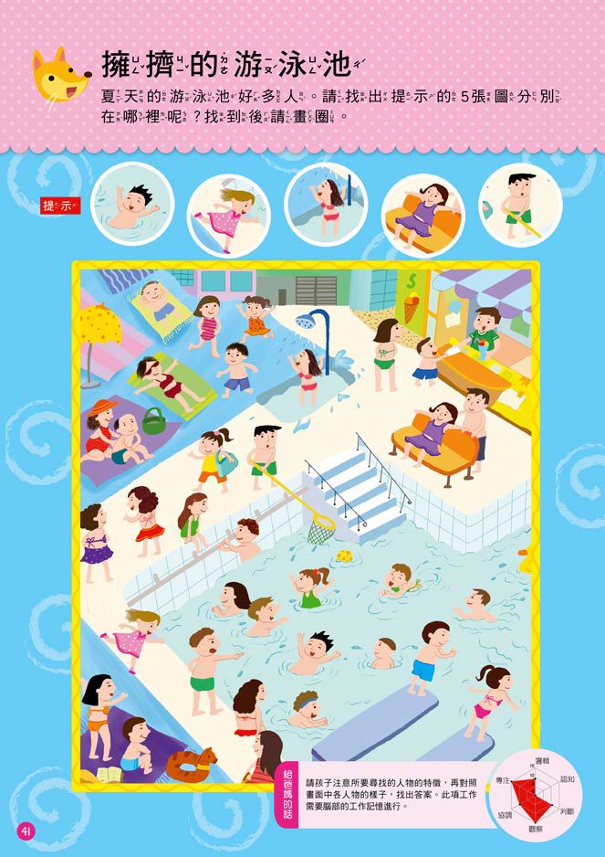 4歲專注力開發概念