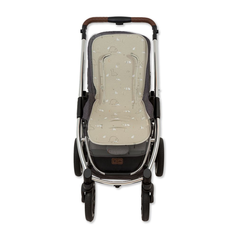 【bimbidreams】透氣推車坐墊 83x35cm(透氣坐墊 嬰兒坐墊 寶寶坐墊)-夢幻兔兔(綠)