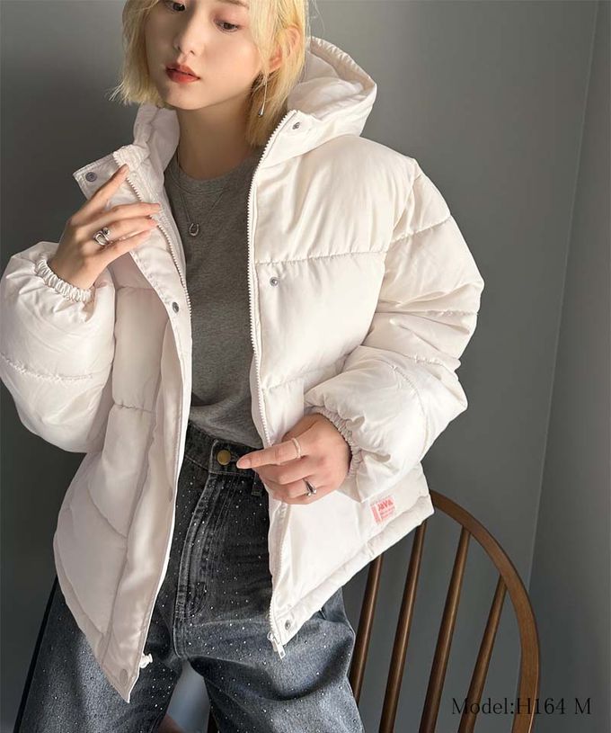 日本 Classical Elf - [必收]Java 連帽保暖科技羽絨外套-象牙