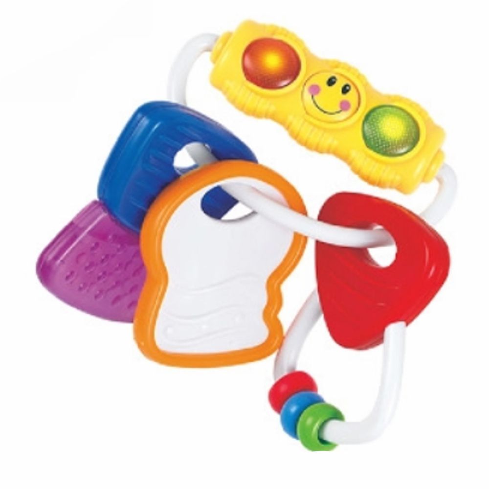 香港 HOLA - 幼兒玩具-幼兒鑰匙環固齒器