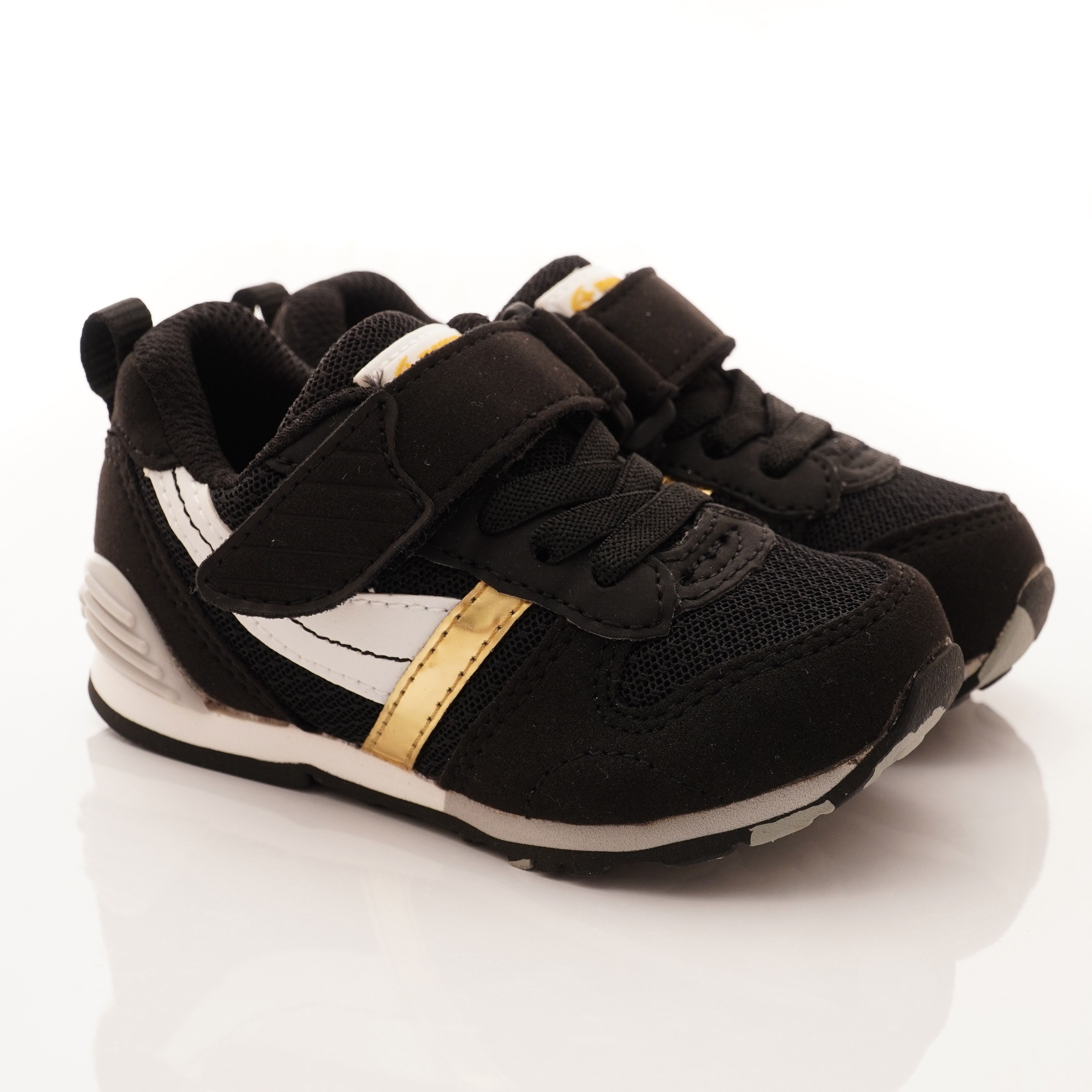 Moonstar日本月星 - 機能童鞋-HI系列2E經典款(中小童段)-黑