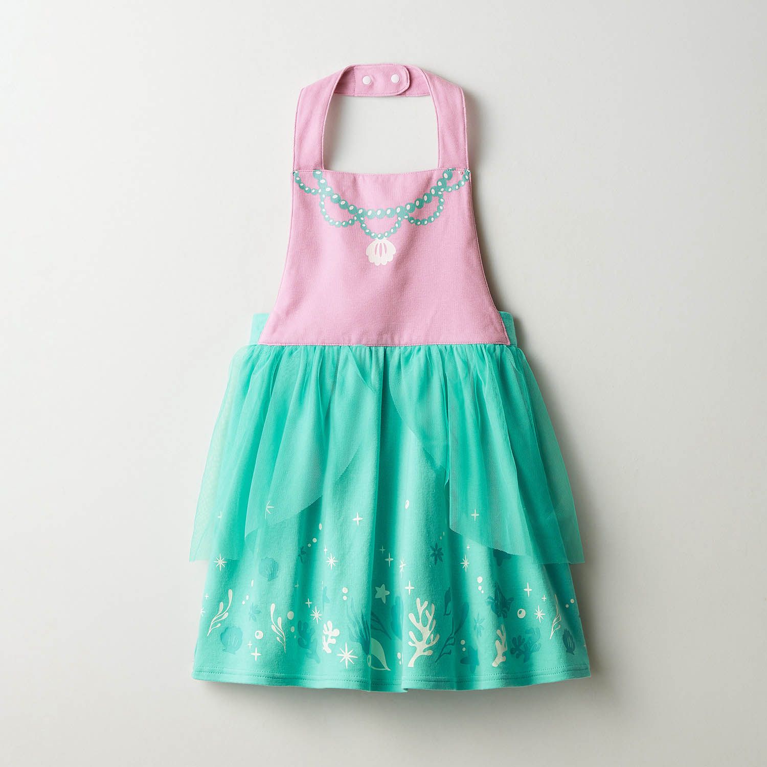 日本千趣會 - 公主圍裙式洋裝-卡通人物樂佩-粉紫