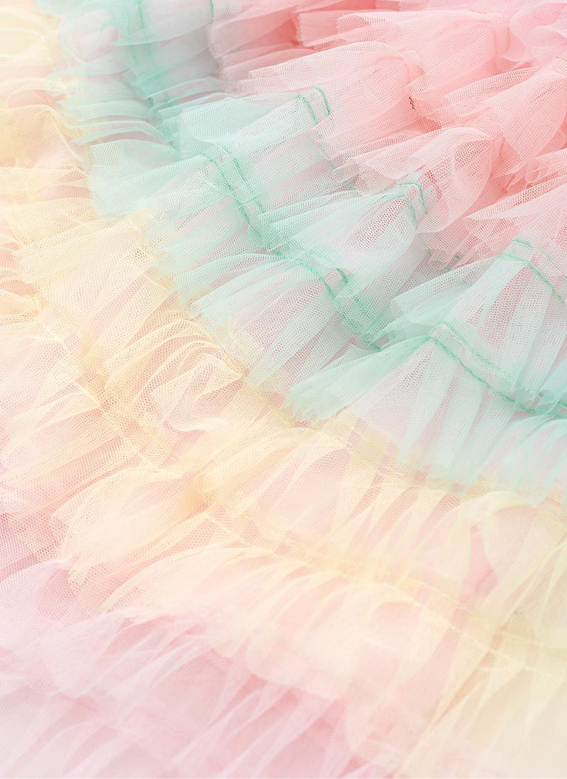 韓國 OZKIZ - 人魚色蛋糕紗裙