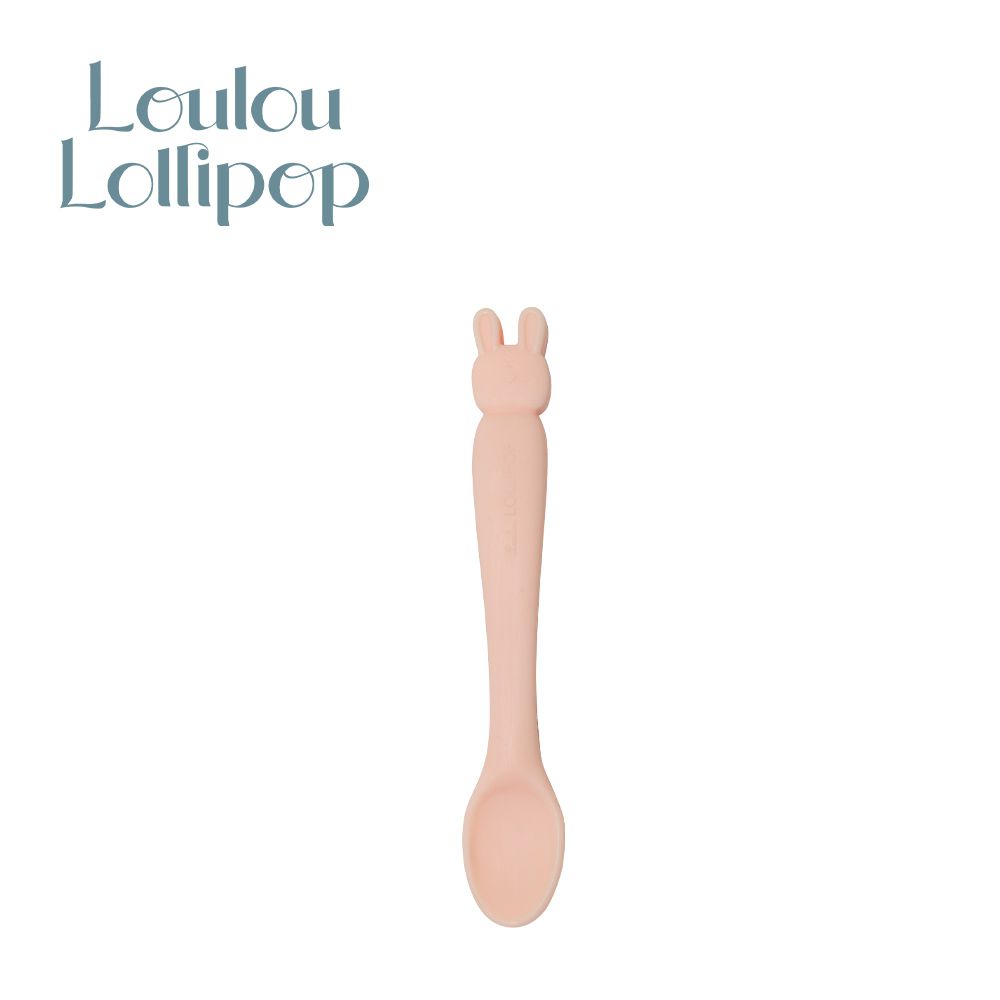 Loulou Lollipop - 加拿大 動物造型 矽膠餵食湯匙-甜心邦尼