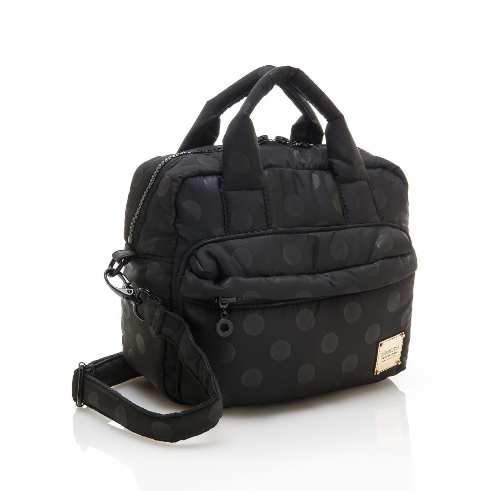 VOVAROVA - 荳芙包-SHINY DOTTY 黑-黑 (23cmx11cmx19cm)