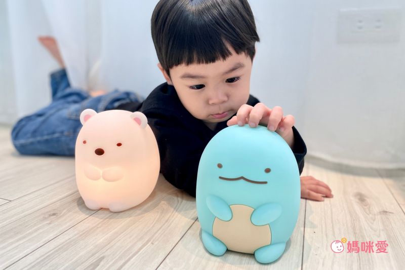 日本 Hashy - 安全矽膠抱抱安撫小夜燈-角落生物恐龍 (M(約12.6x11.5x16.5cm))