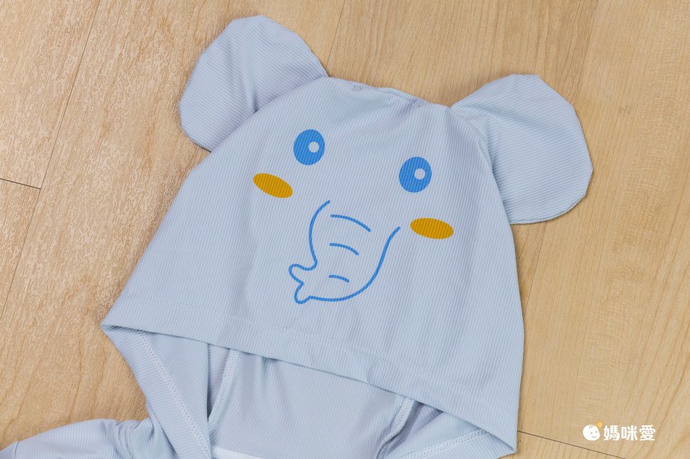 UPF50+冰絲涼感立體兒童防曬外套-兔子-粉色