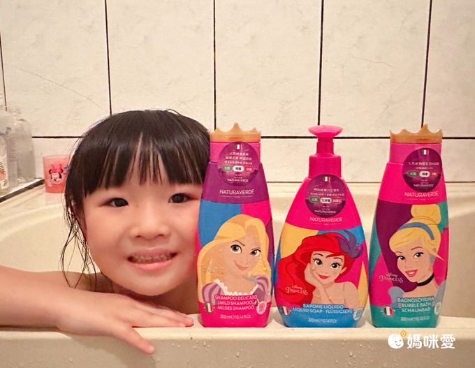 義大利 自然之綠 NATURAVERDE - 小美人魚矢車菊潔顏沐浴液態皂(4y+)-300ml